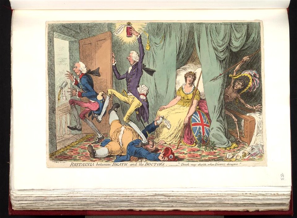 Bodleian Libraries, Britannia between death and the doctor's