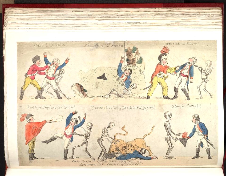 Bodleian Libraries, Buonaparte's dance of death