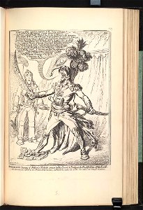 Bodleian Libraries, Buonaparte hearing of Nelson's victory, swears by his sword, to extirpate the English from the earth