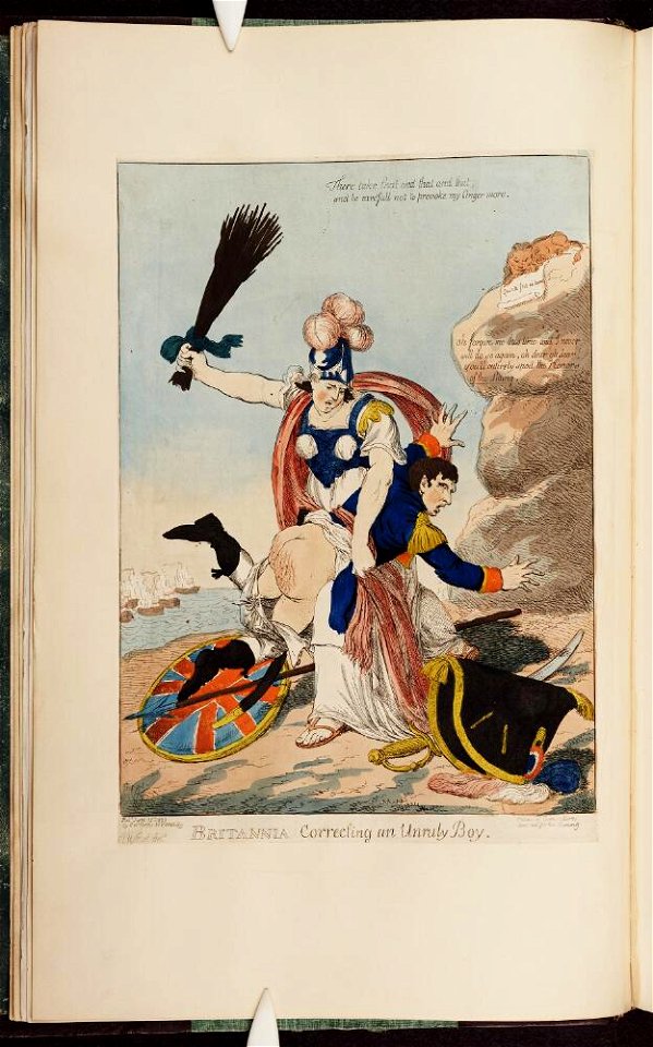 Bodleian Libraries, Britannia correcting an unruly boy