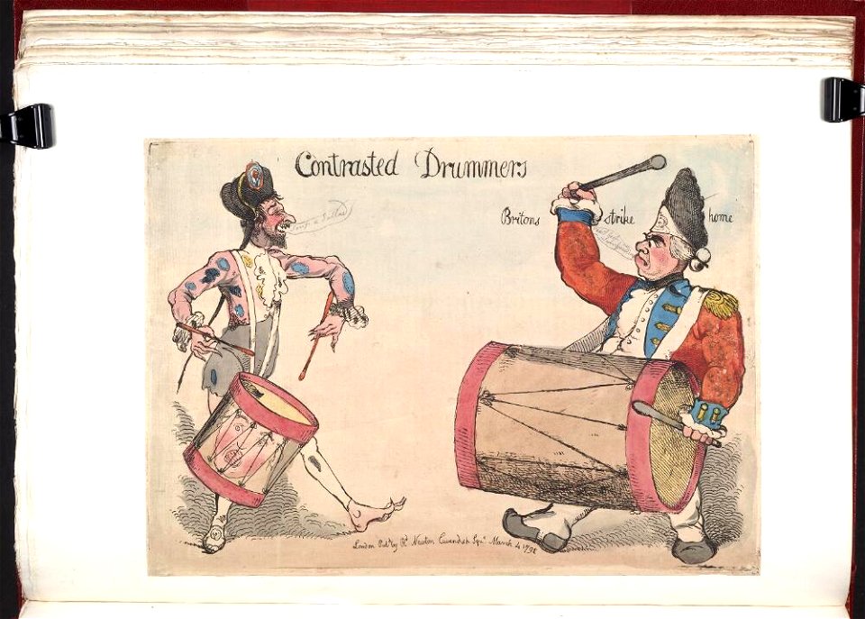 Bodleian Libraries, Contrasted drummers