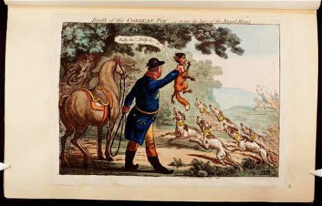 Bodleian Libraries, Death of the Corsicanfox Scene the last, of the royal hunt