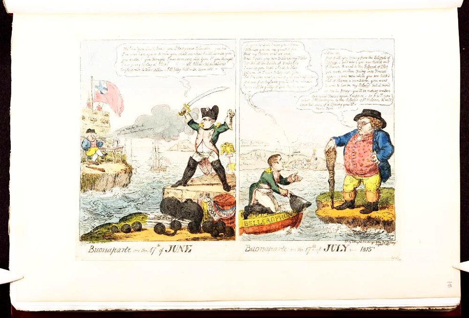 Bodleian Libraries, Buonaparte on the 17th of June Buonaparte on the 17th of July 1815