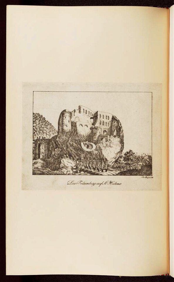 Bodleian Libraries, Die Felsenburg auf St Helena- Napoleon Bonaparte premier consul s'est rendu à Notre Dame pour y entendre la Sainte Messe