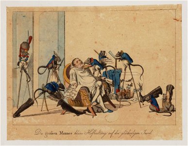 Bodleian Libraries, Des grossen Mannes kleine Kopfhaltung auf der glückseligen (sic) Insel- Napoleon Bonaparte premier consul s'est rendu à