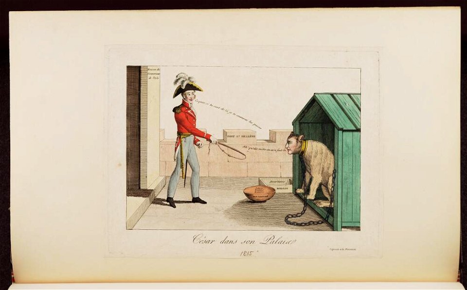 Bodleian Libraries, César dans son palais- Napoleon Bonaparte premier consul s'est rendu à Notre Dame pour y entendre la Sainte Messe célébr