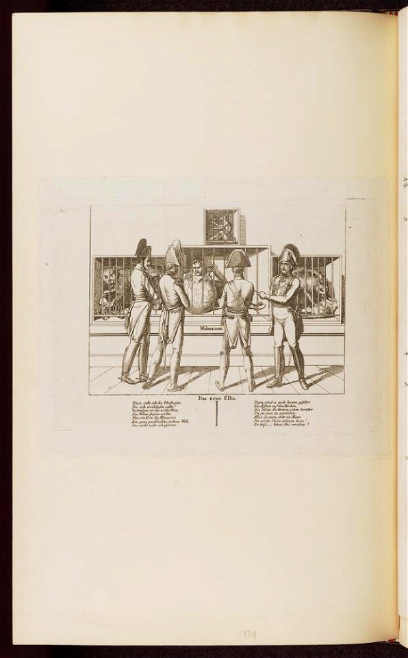 Bodleian Libraries, Das neue Elba- Napoleon Bonaparte premier consul s'est rendu à Notre Dame pour y entendre la Sainte Messe célébrée par l