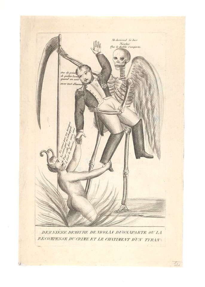 Bodleian Libraries, Dernière demeure de Nicolas Buonaparte ou- la récompense du crime et le chatiment d'un tyran