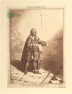 Bodleian Libraries, French habits no 7- l'avocat de la republique