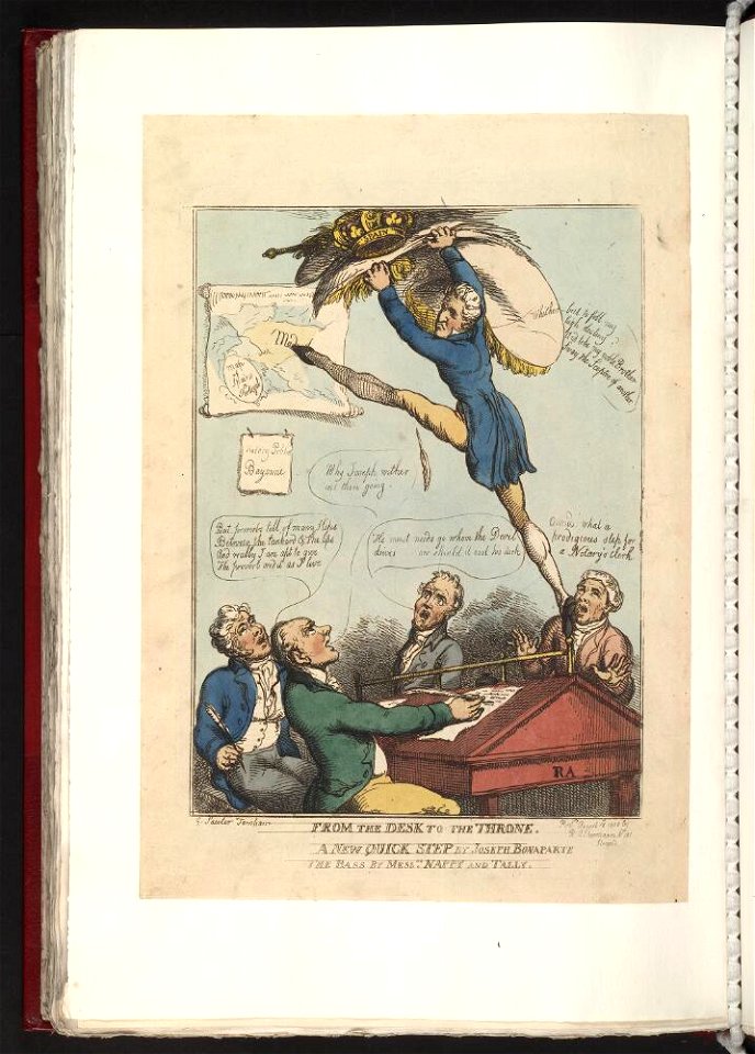 Bodleian Libraries, From the desk to the throne- A new quick step by Joseph Bonaparte The bass by Messrs Nappy and Tally