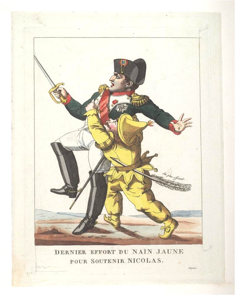 Bodleian Libraries, Dernier effort du nain jaune pour soutenir Nicolas