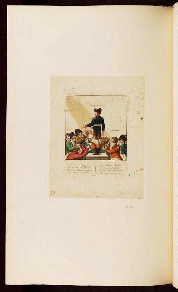 Bodleian Libraries, Di Bonaparte il perfido - Napoleon Bonaparte premier consul s'est rendu à Notre Dame pour y entendre la Sainte Messe cél