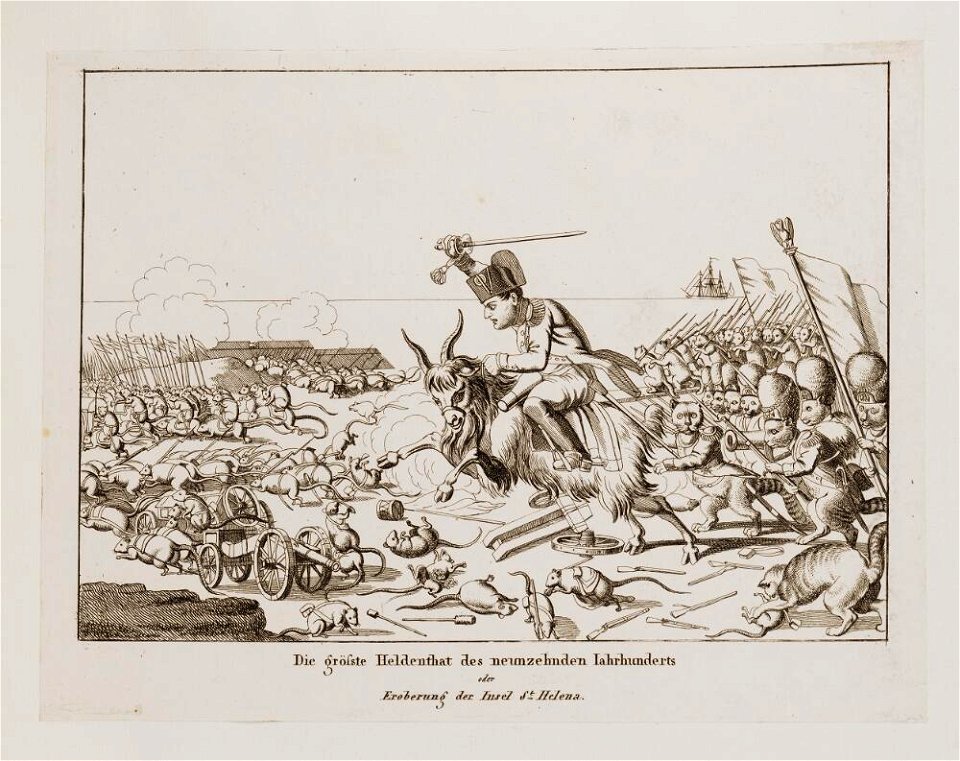 Bodleian Libraries, Die grösste Heldenthat des neunzehnden jahrhunderts oder- Eroberung der Insel St Helena