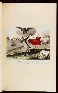 Bodleian Libraries, Départ pour l'Ile d'Elbe- Napoleon Bonaparte premier consul s'est rendu à Notre Dame pour y entendre la Sainte Messe cél