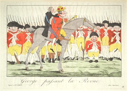 Bodleian Libraries, George passant la revue