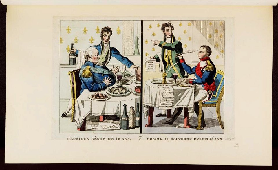 Bodleian Libraries, Glorieux regne de 19 ans Comme il gouverne depuis 15 ans- Napoleon Bonaparte premier consul s'est rendu à Notre Dame po