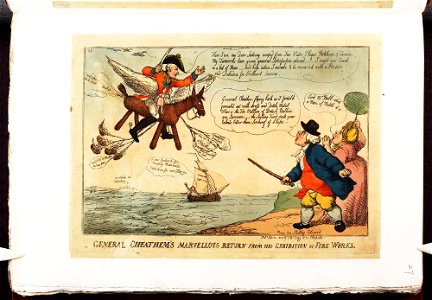Bodleian Libraries, General Cheathem's marvellous return from his exhibition of fire works