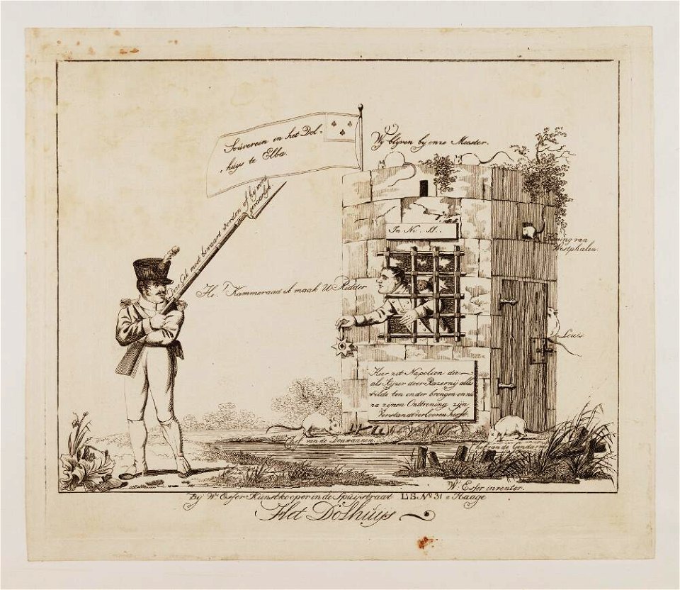 Bodleian Libraries, Het Dolhuys- Napoleon Bonaparte premier consul s'est rendu à Notre Dame pour y entendre la Sainte Messe célébrée par le