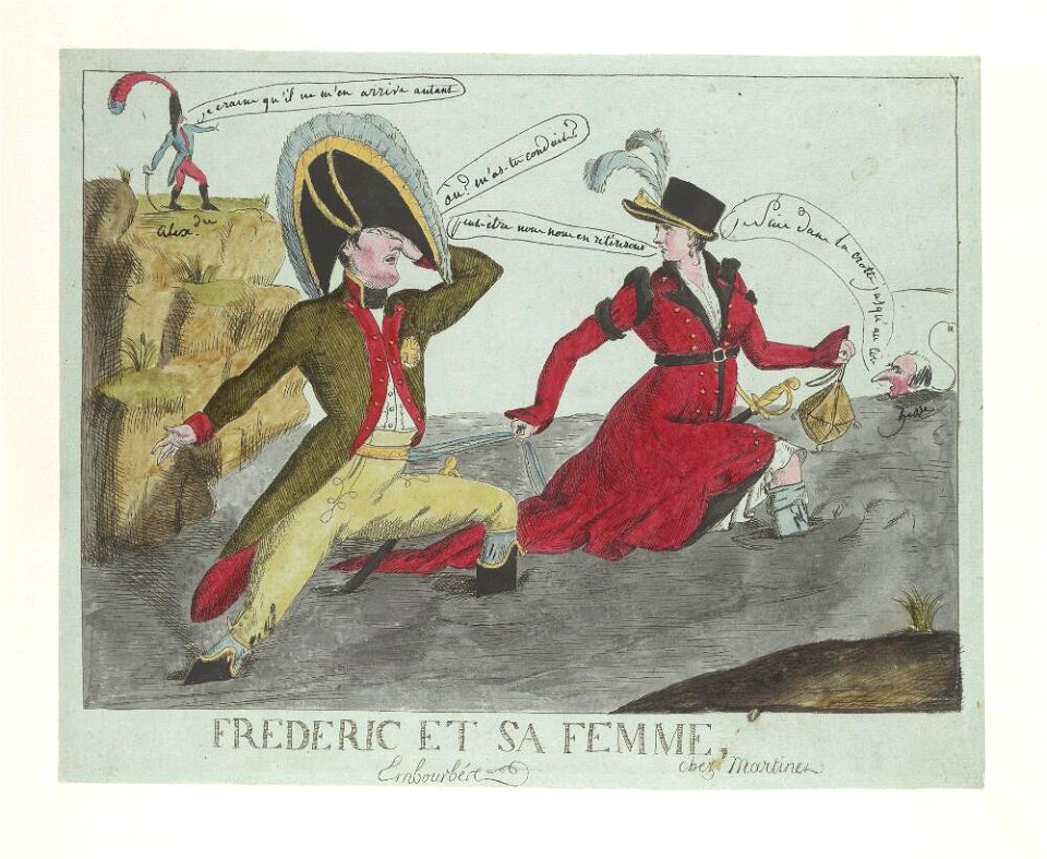 Bodleian Libraries, Frederic et sa femme, embourbére