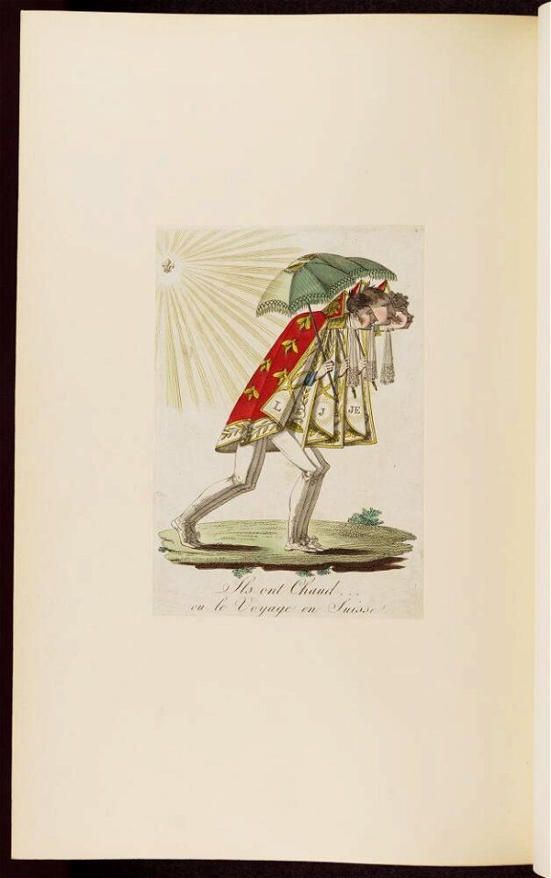 Bodleian Libraries, Ils on chaud ou le voyage en Suisse- Napoleon Bonaparte premier consul s'est rendu à Notre Dame pour y entendre la Saint