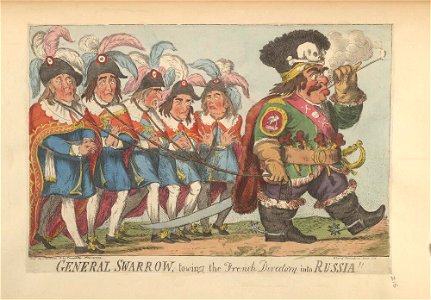 Bodleian Libraries, General Swarrow, towing the French Directory into Russia