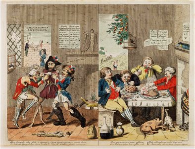Bodleian Libraries, Illuse Genti che alle fole, e inganni- Napoleon Bonaparte premier consul s'est rendu à Notre Dame pour y entendre la Sai