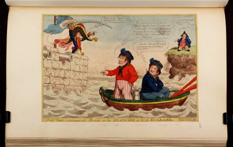Bodleian Libraries, Jack Tars conversing with Boney on the blockade of old England