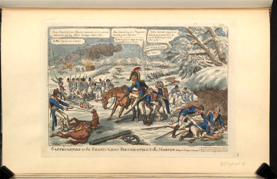 Bodleian Libraries, Gasconaders or the Grand Army retreating from Moscow