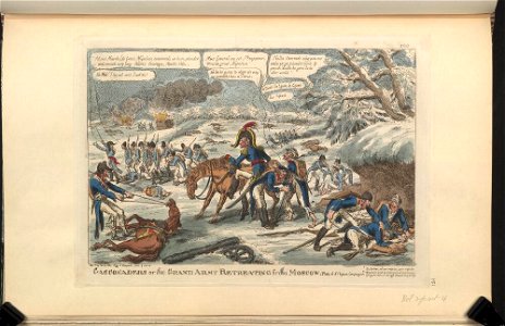 Bodleian Libraries, Gasconaders or the Grand Army retreating from Moscow