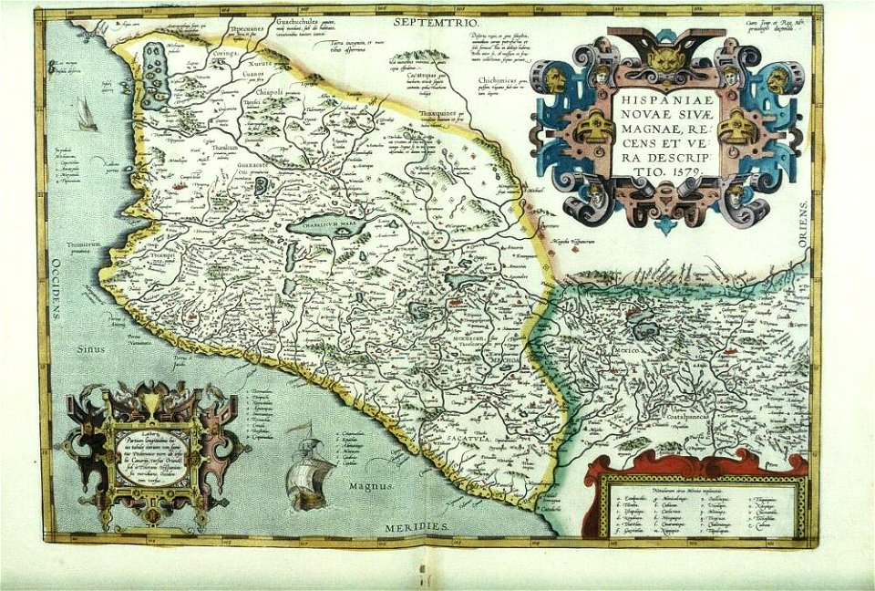Bodleian Libraries, Hispaniae Noviae sivae magnae, 1580