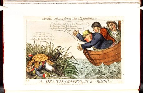 Bodleian Libraries, Glorious news from the expedition- The death of Boney by Sir Wm Biscuit