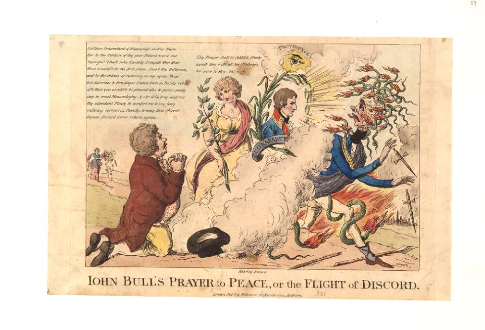 Bodleian Libraries, Iohn Bull's prayer to peace, or- the flight of discord
