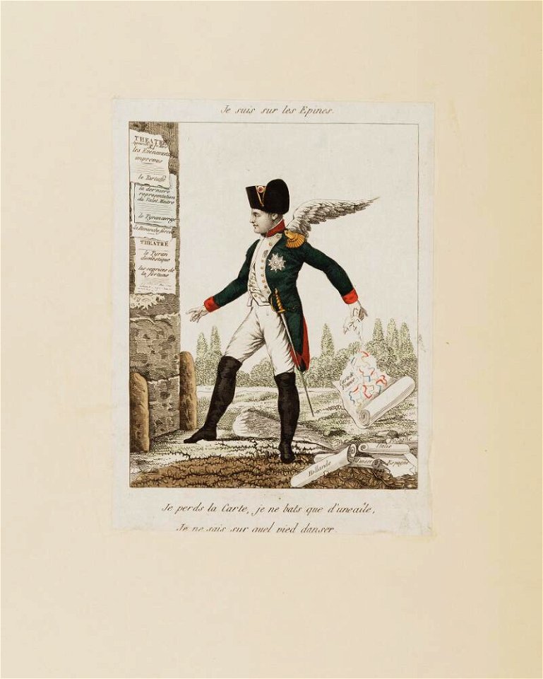 Bodleian Libraries, Je suis sur les epines- Napoleon Bonaparte premier consul s'est rendu à Notre Dame pour y entendre la Sainte Messe céléb