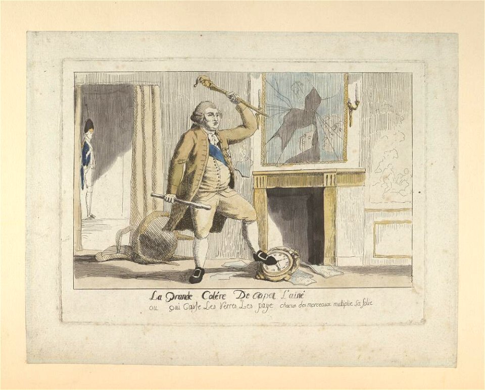 Bodleian Libraries, la grande colère de Capet l'ainé ou- qui casse les verres les paye chacun des morceaux multiplie sa folie