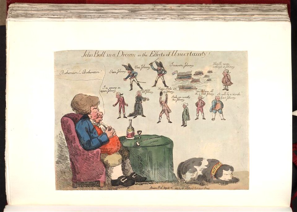 Bodleian Libraries, John Bull in a dream or- the effects of uncertainty