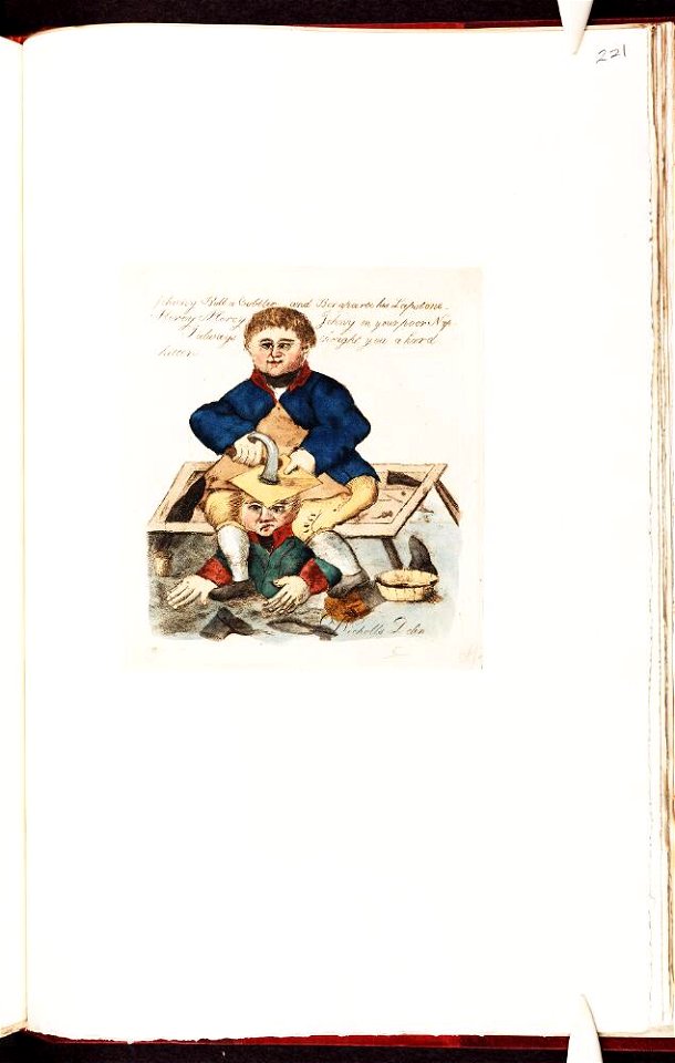 Bodleian Libraries, Johnny Bull a cobbler and Bonaparte his lapstone