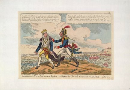 Bodleian Libraries, Jourdan and King Joe or- off they go a peep at the French commanders at the battle of Vittoria