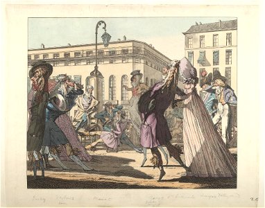 Bodleian Libraries, Le petit Coblenz, ou le Boulevard de Gand sous le Directoire