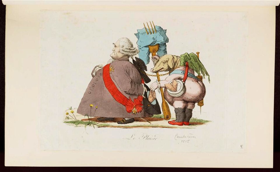 Bodleian Libraries, Le plaisir- Napoleon Bonaparte premier consul s'est rendu à Notre Dame pour y entendre la Sainte Messe célébrée par le C