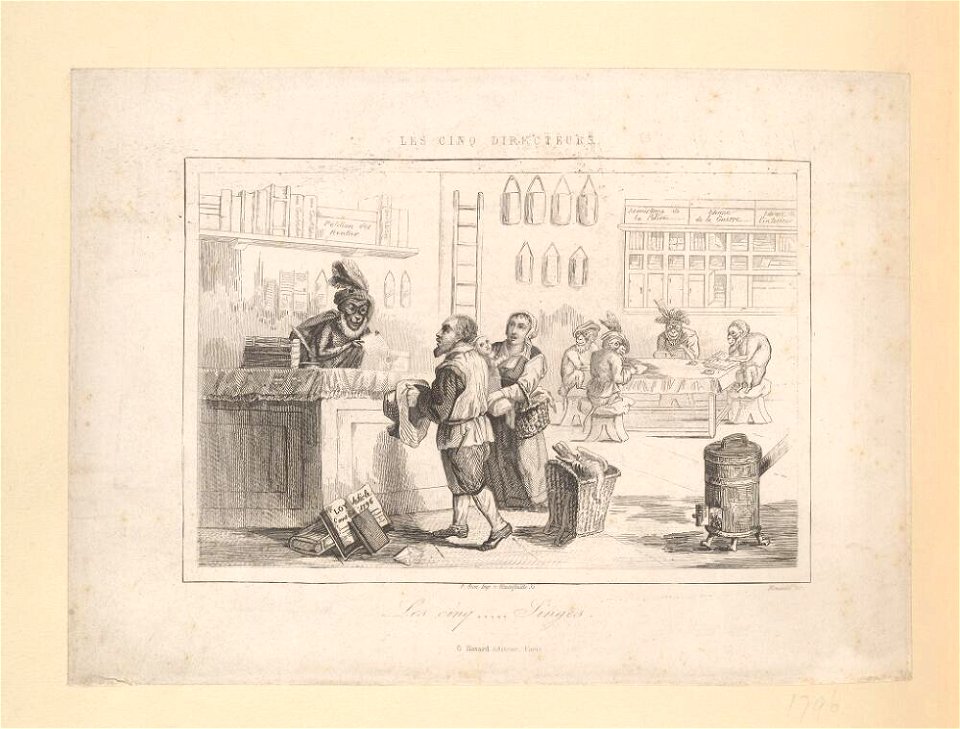 Bodleian Libraries, Les cinq directeurs- Les cinq ***** singes