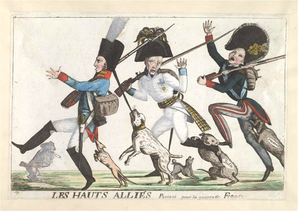 Bodleian Libraries, Les hauts alliés partant pour la guerre de France