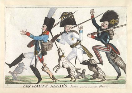 Bodleian Libraries, Les hauts alliés partant pour la guerre de France