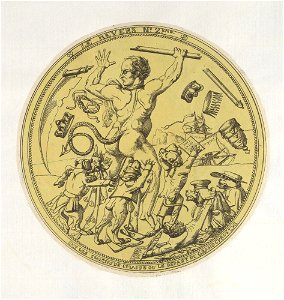 Bodleian Libraries, Le revers no 2eme- Les chiens de chasse ou le départ du grand Cyrus