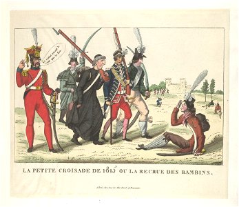 Bodleian Libraries, La petite croisade de 1815 ou- la recrue des bambins