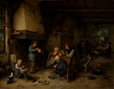 Boerengezelschap binnenshuis Rijksmuseum SK-C-200