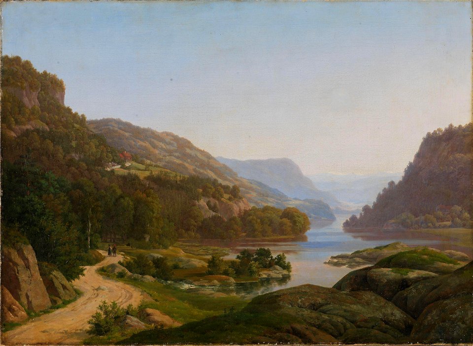 August Wilhelm Boesen - Drammenselven - NG.M.03535 - National Museum of Art, Architecture and Design