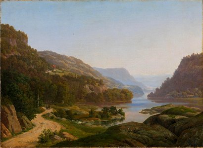 August Wilhelm Boesen - Drammenselven - NG.M.03535 - National Museum of Art, Architecture and Design