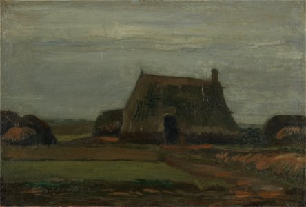 Boerderij met turfhopen - s0130V1962 - Van Gogh Museum