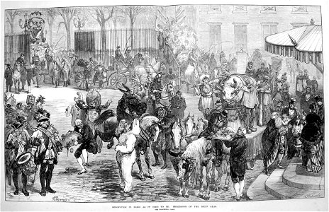 Boeuf Gras 1872. Free illustration for personal and commercial use.