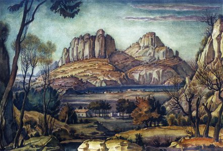Bogaevsky Romantic Landscape 1940